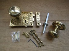 SOLID BRASS Door rim knob &