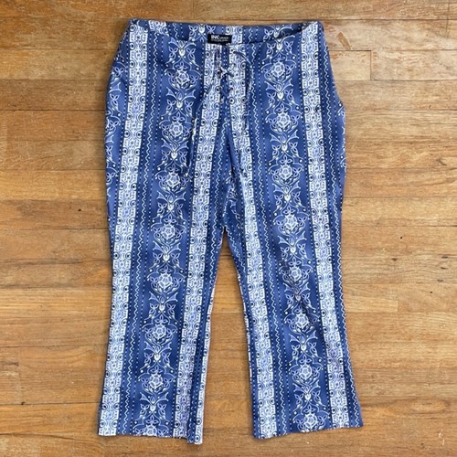 Vintage floral capris size - floral,