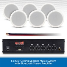 6 x Ceiling Speaker Stereo