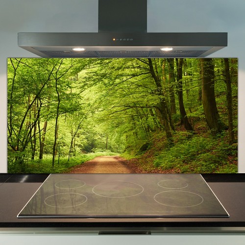 Glass kitchen splashback tile - glass,