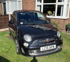 Abarth 595 Competizione 180 Bhp. 2015, low mileage 48 k see mot history via dvla
