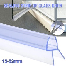 2pcs Bath Shower Screen Door Rubber Seal Strip Glass For Thickness 4-6mm