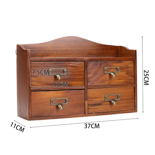 Rustic wooden storage cabinet - wooden,