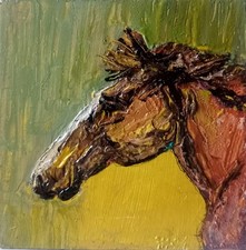 Horse Impasto Painting