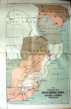 Original Old Antique Print