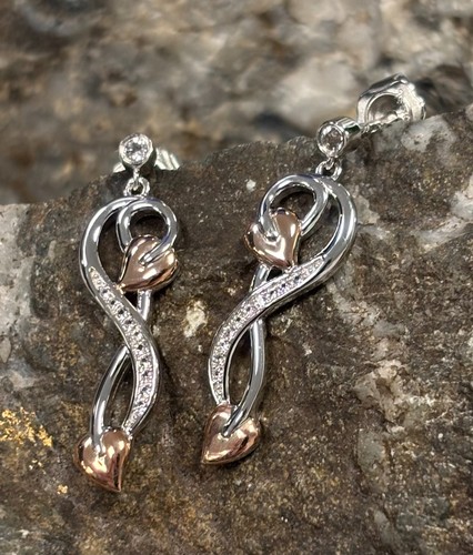 Clogau silver 9ct rose gold - rose,