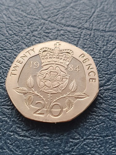 1984 bunc 20p - tudor, rose