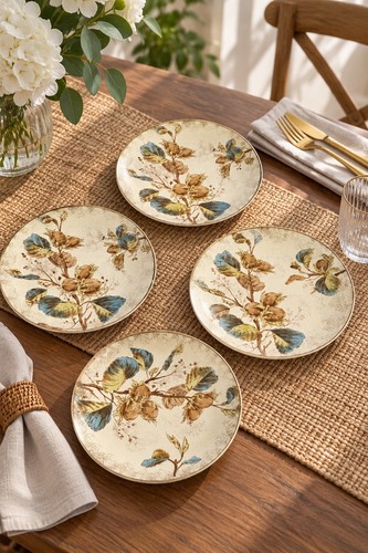 China plates set stamped - set,