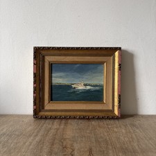 Vintage Oil on Board Cruiser