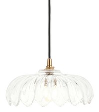 Ceiling Light Brass Camellia + Eltham Brushed Black Endon 120752