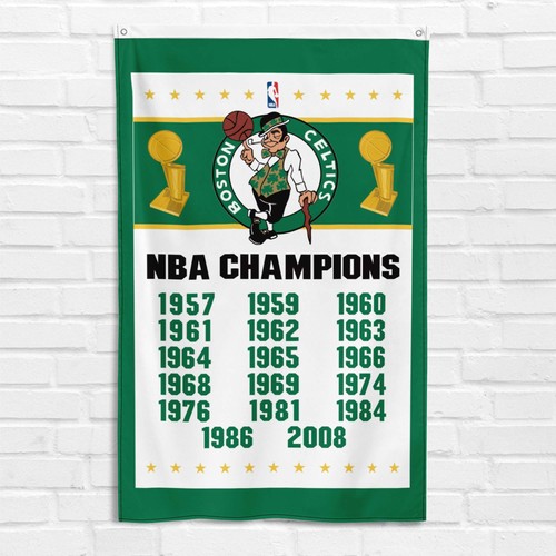 Boston celtics champions 3x5 - boston,