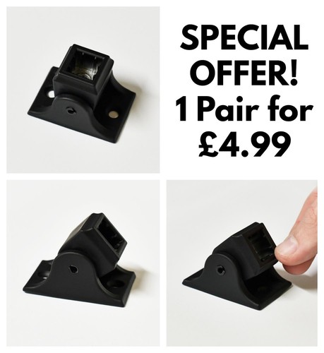 Pair metal adjustable - pair, of