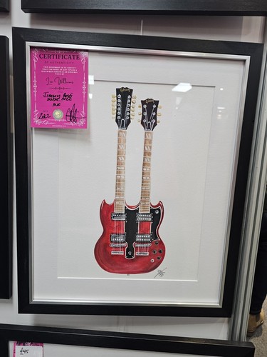 Jimmy page double neck - neck, guitar