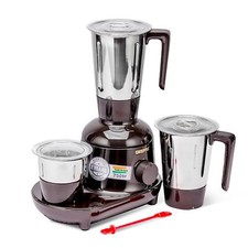 3-in-1 Mixer Grinder 3 Stainless Steel Jars Dry Wet Grinding Indian Mixer 750W