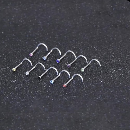 20x nose studs shape - 20x,