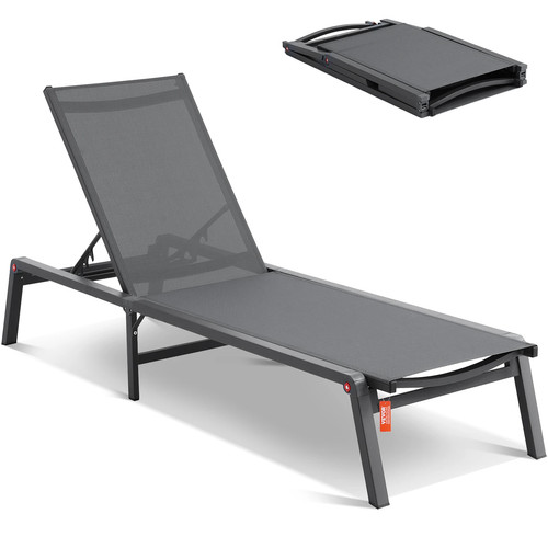 Chaise lounge chair - chair, aluminum