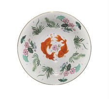 The Bowl of the Golden Carp" by Zhe Zhou Jiang for Franklin Mint 1988