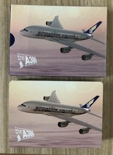 Pack of Singapore Airlines First To Fly A380 Airbus playing cards & 2 Jokers
