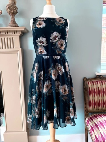 Hobbs fit flare chiffon - hobbs,