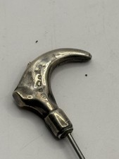 ANTIQUE SILVER HAT PIN (B28)