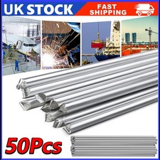 50Pcs Aluminium Welding Rods Wire Brazing Easy Melt Solder Low-Temperature New