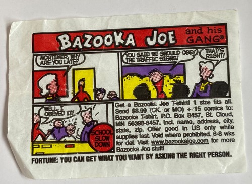 Original bazooka joe chewing - original,