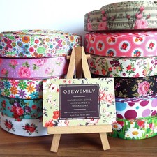 Per Metre Floral / Ditsy Grosgrain ribbon 22mm/25mm Party Cake/ Hair Bows/Craft