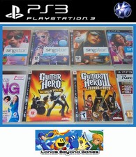 PS3 Sony PlayStation 3 Games Music Singstar Sing Rhythm Karaoke Guitar Hero Band