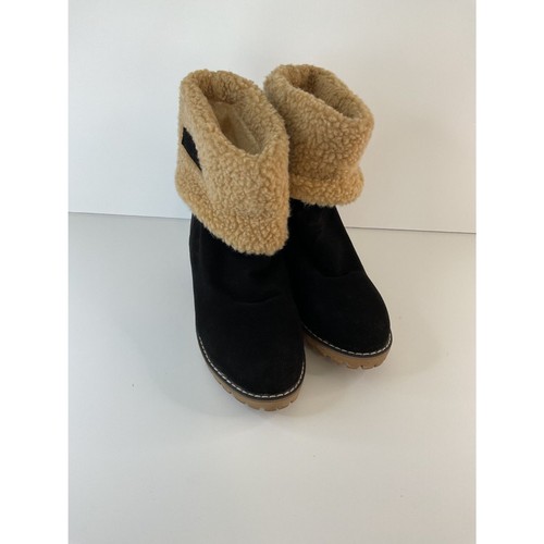 Women faux suede ankle - faux,