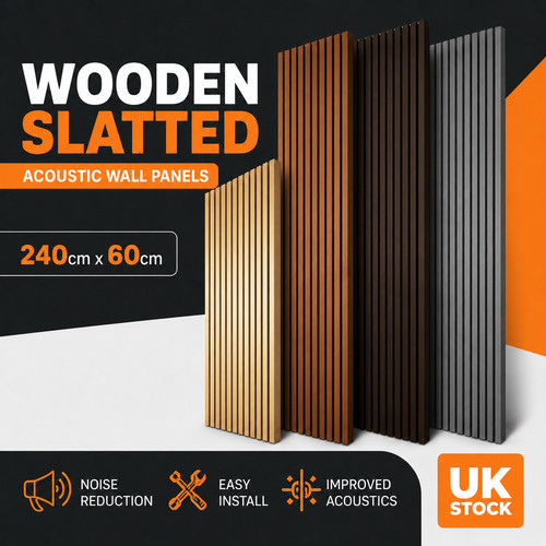 Acoustic slat wall panels - wall,
