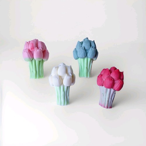 Small tulip flower soya - small,