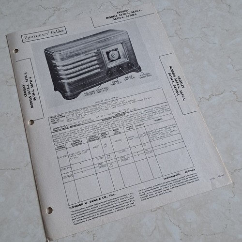 Crosley radio manual 56ta - radio,