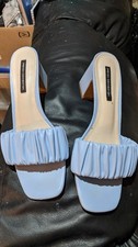 Ladies French Connection Baby Blure Slip On Heels Size 42