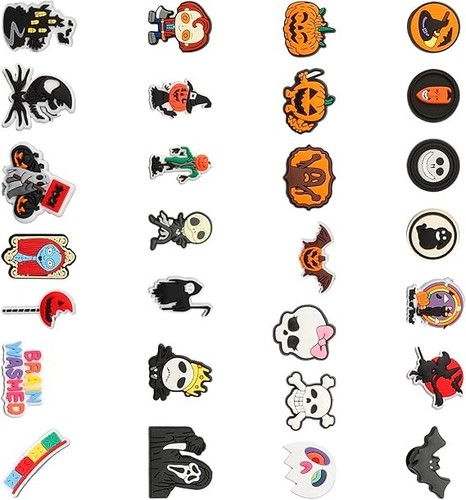 28pcs halloween shoe charms - halloween,