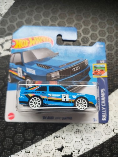 Hotwheels blue audi sport - blue,