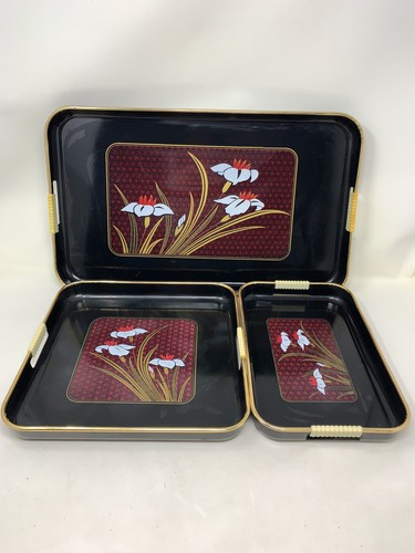 Nesting serving trays set - nesting,
