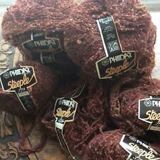 Vintage Phildar Steeple 10 x 50 gms shade 822 Brown Tweed