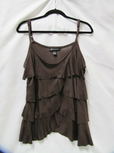 Fancy tank top ruffled - top,