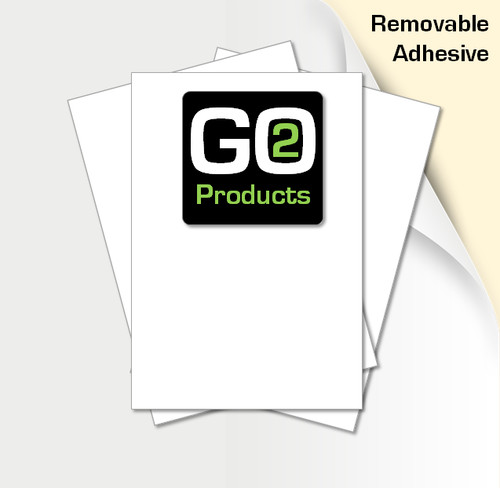 Removable adhesive labels - adhesive,