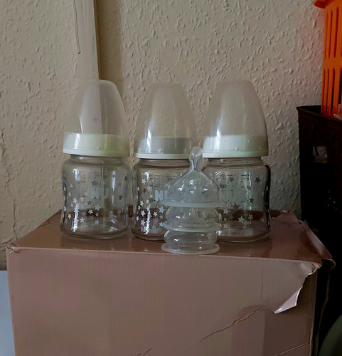 Nuk glass wide neck baby - glass,