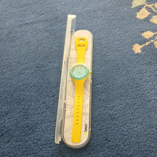 Breo yellow unisex watch - ,