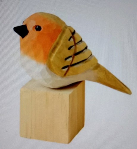 Wooden hand carved painted - wooden,