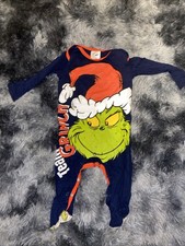 Baby Christmas Sleep suit The Grinch Size 3-6 Months