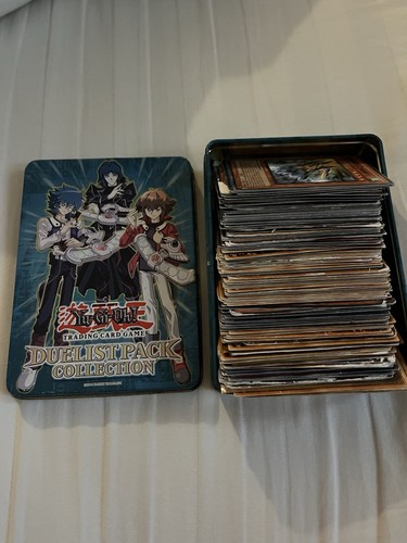 Vintage tin and cards - vintage,