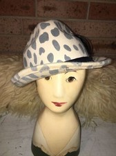 SEED Leopard Print Fedora Hat Cap FEDORA Hat  ONE SIZE FIT