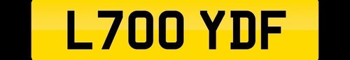 Private number plate - private, lloyd