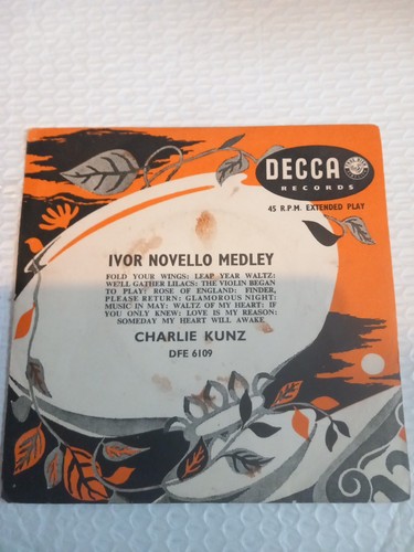 Charlie kunz ivor novello - "ivor,