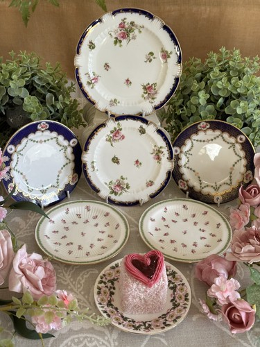 Antique small tea plates - antique,