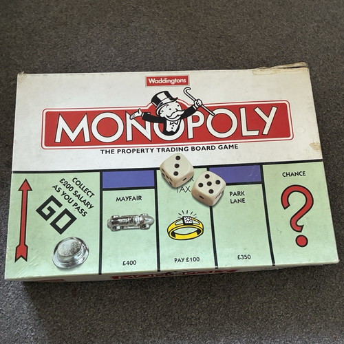 Waddingtons monopoly board - monopoly,