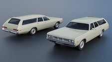 Dodge Polara Station Wagon 1969 Model Car Kit 3D Printed 1/8 to 1/25 Scale